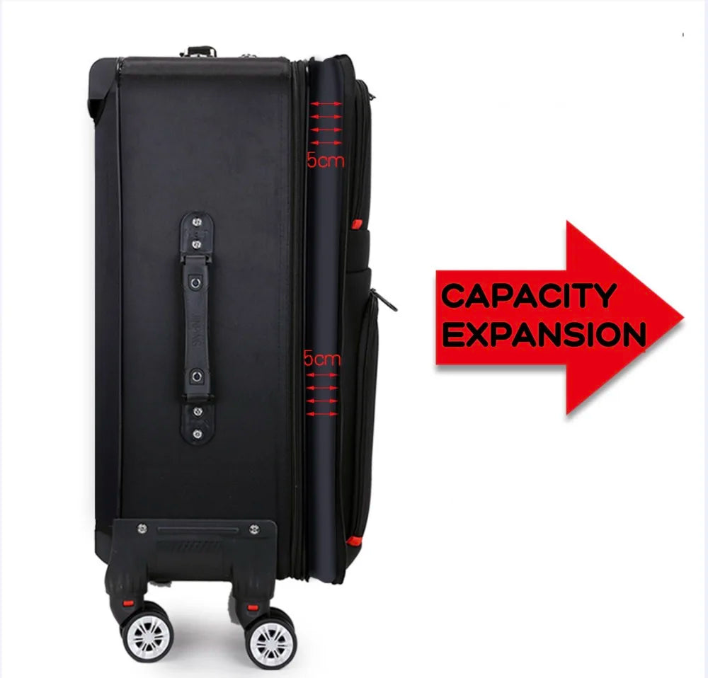 2024 New Large Capacity Durable Luggage Sets Oxford Suitcase Women